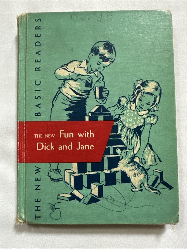 The New Fun With Dick and Jane 1956 Vintage School Reading Book
