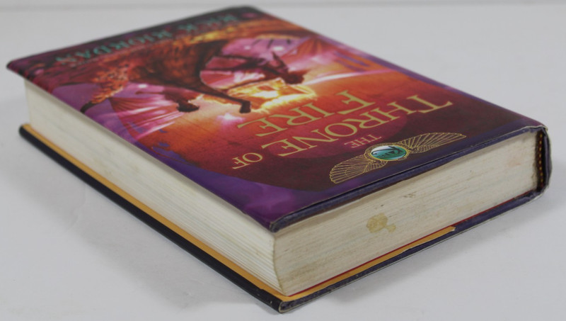 Rick Riordan - The Throne of Fire - INSCRIBED & SIGNED 1st Edition, 1st Printing gallery