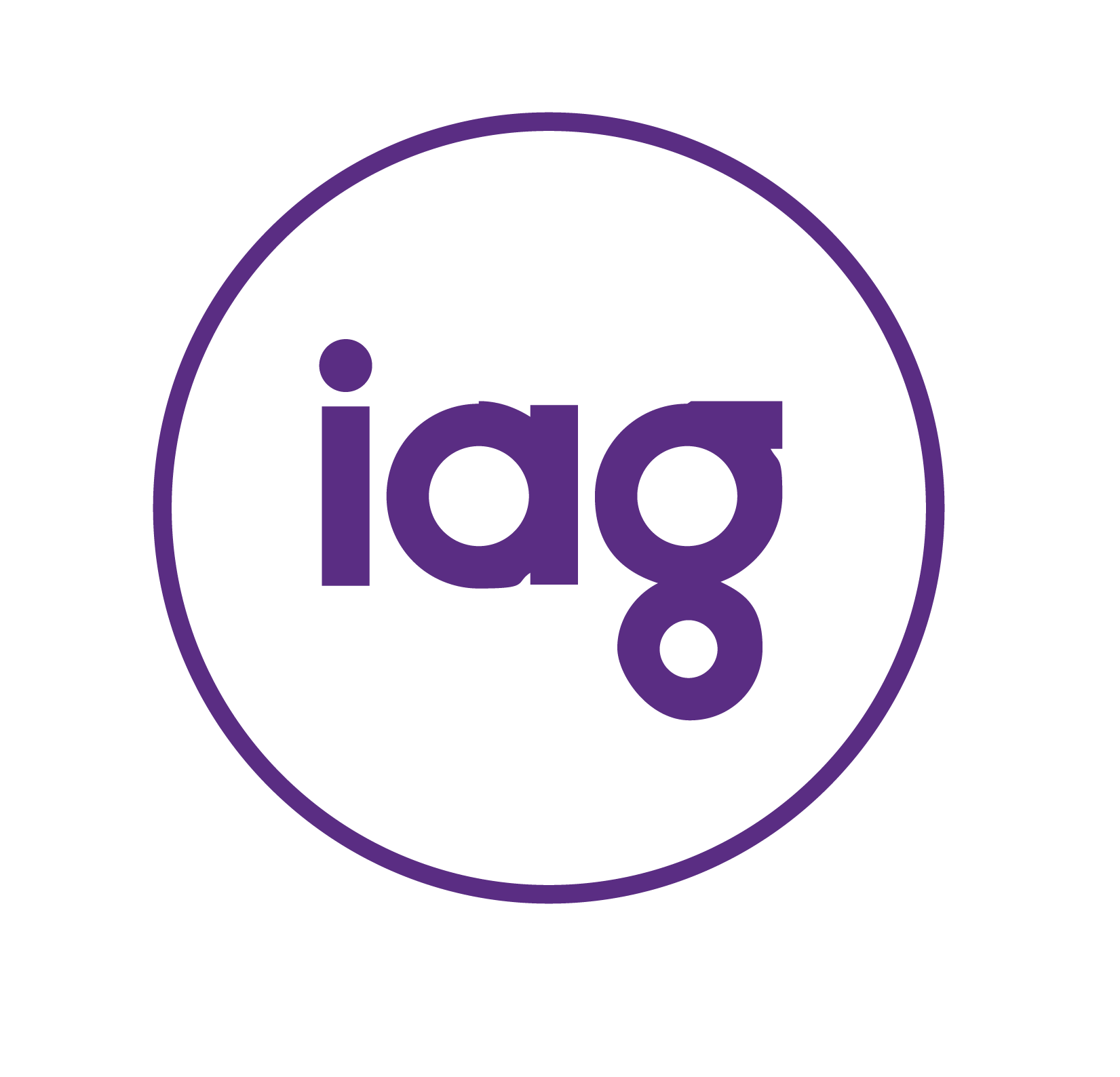 Iag Logo Keyline Purple